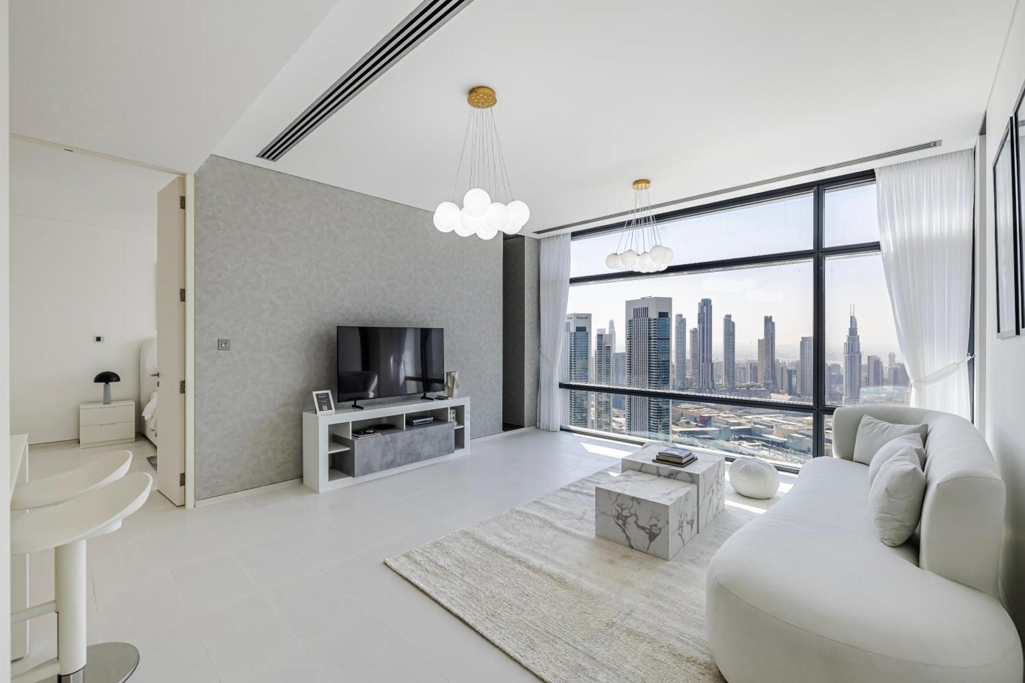 ドバイ1Br Burj Khalifa View Index Tower Difcアパートメント エクステリア 写真